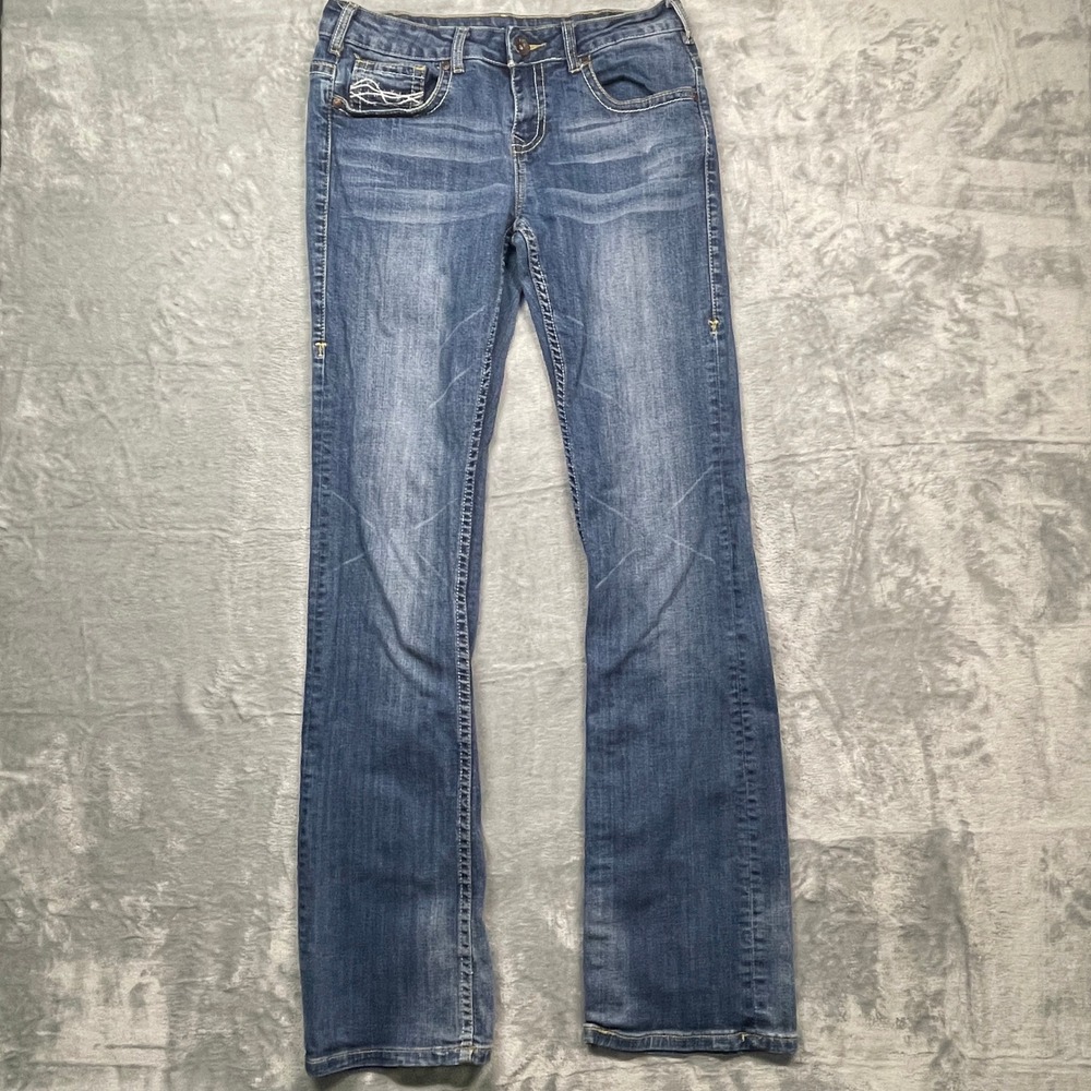 Women’s Boot Cut Jeans - Medium Blue